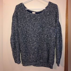 Garage Blue Knit Sweater